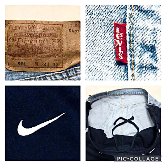 NIKE(ナイキ)の再構築 Levis NIKE オーバー サイズ ドッキング パンツ メンズのパンツ(その他)の商品写真