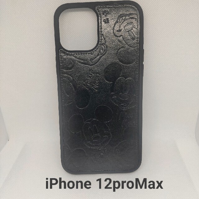Apple(アップル)の新品未使用可愛いミッキー iPhone12ProMax用ケース 黒 スマホ/家電/カメラのスマホアクセサリー(iPhoneケース)の商品写真