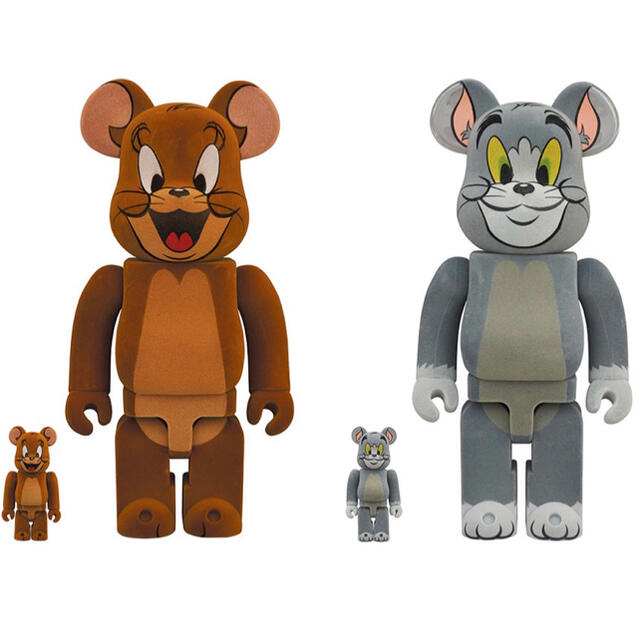 BE@RBRICK TOM & JERRY フロッキー 100％ ＆ 400％