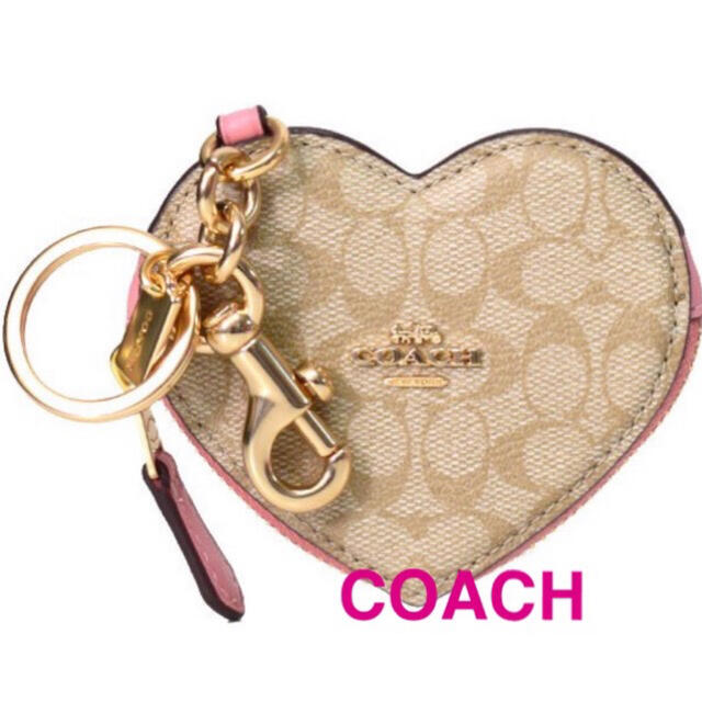 COACH(コーチ)のコーチ COACH キーホルダー ハート バッグチャーム ハンドメイドのファッション小物(バッグチャーム)の商品写真