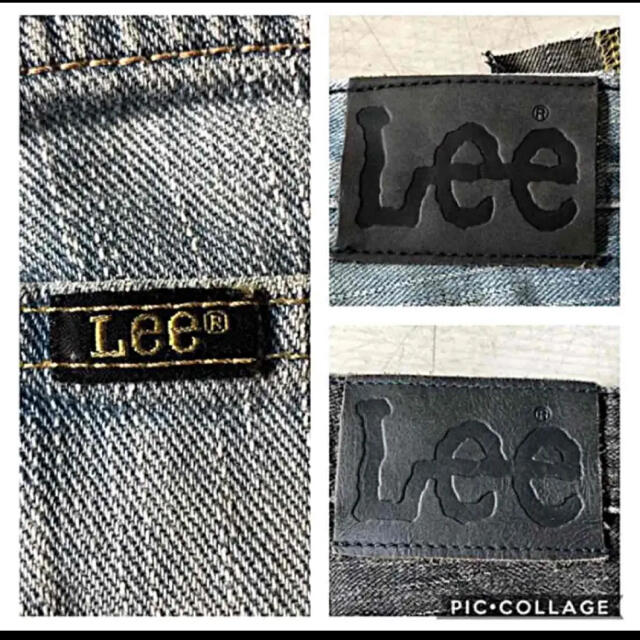 再構築 Lee ドッキング ストレート デニム ジーンズ ジーパン 9