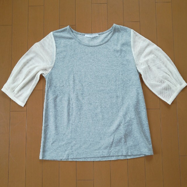 KBF(ケービーエフ)のKBF  袖デザインカットソー 2点セット レディースのトップス(Tシャツ(半袖/袖なし))の商品写真