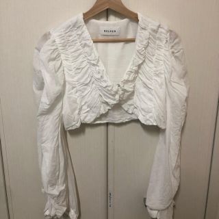 エイソス(asos)の【BELPER】cotton boil bolero - off-white(ボレロ)