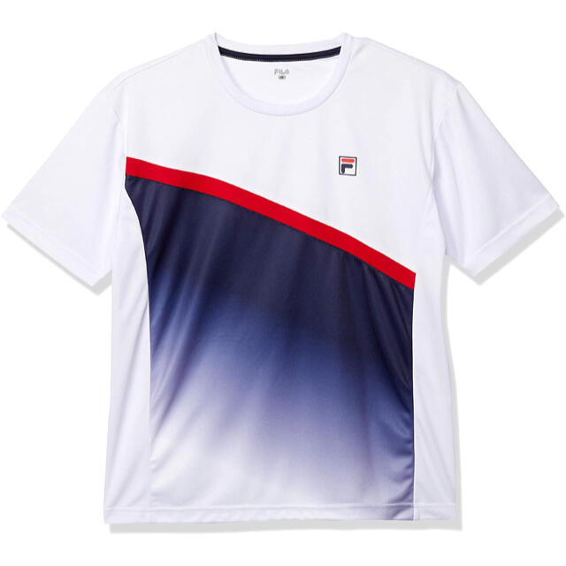 FILA フィラ テニスウェア半袖Tシャツ VM7001 ホワイト メンズM新品