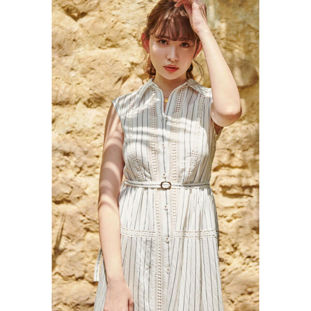 herlipto♡stripe shirt dress 完売品ワンピース