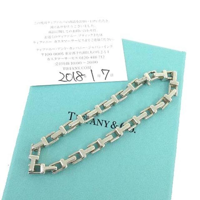 Tiffany & Co.(ティファニー)のティファニー ブレスレット T ナロー チェーン AG925 イタリア製 メンズのアクセサリー(バングル/リストバンド)の商品写真