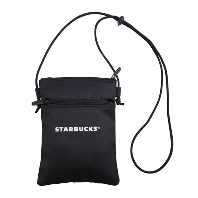 Starbucks Coffee(スターバックスコーヒー)の台湾 スターバックス サイレン ショルダー バッグ サコッシュ 黒 ブラック レディースのバッグ(ショルダーバッグ)の商品写真