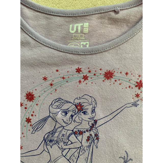 UNIQLO(ユニクロ)のUNIQLO 半袖Tシャツ UT アナ雪  キッズ/ベビー/マタニティのキッズ服女の子用(90cm~)(Tシャツ/カットソー)の商品写真