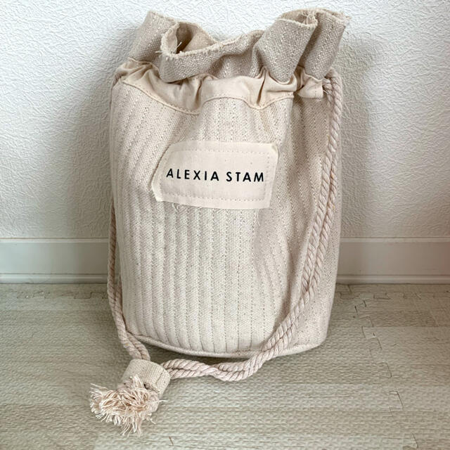 ALEXIA STAM(アリシアスタン)のアリシアスタン　巾着バッグ レディースのバッグ(ハンドバッグ)の商品写真
