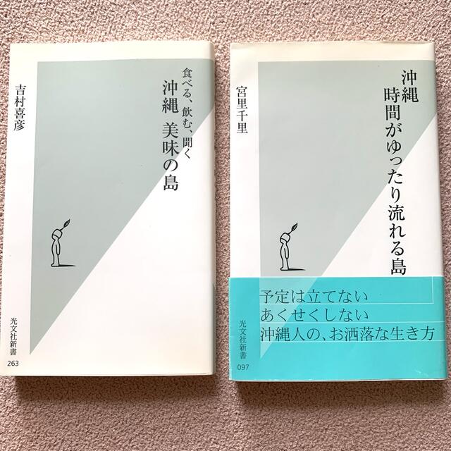 光文社(コウブンシャ)の食べる、飲む、聞く沖縄美味の島&沖縄　時間がゆったり流れる島 エンタメ/ホビーの本(地図/旅行ガイド)の商品写真