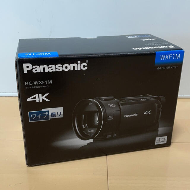 Panasonic(パナソニック)の【保証付】Panasonic HC-WXF1M-K デジタル4Kビデオカメラ スマホ/家電/カメラのカメラ(ビデオカメラ)の商品写真