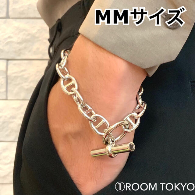 ①ROOM TOKYO アンカーチェーンブレスレットMM