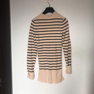 celine - 【美品】celine セリーヌ ボーダーニット リブ トップスの