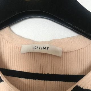 日本製 【美品】celine セリーヌ ボーダーニット リブ トップス
