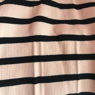 celine - 【美品】celine セリーヌ ボーダーニット リブ トップスの