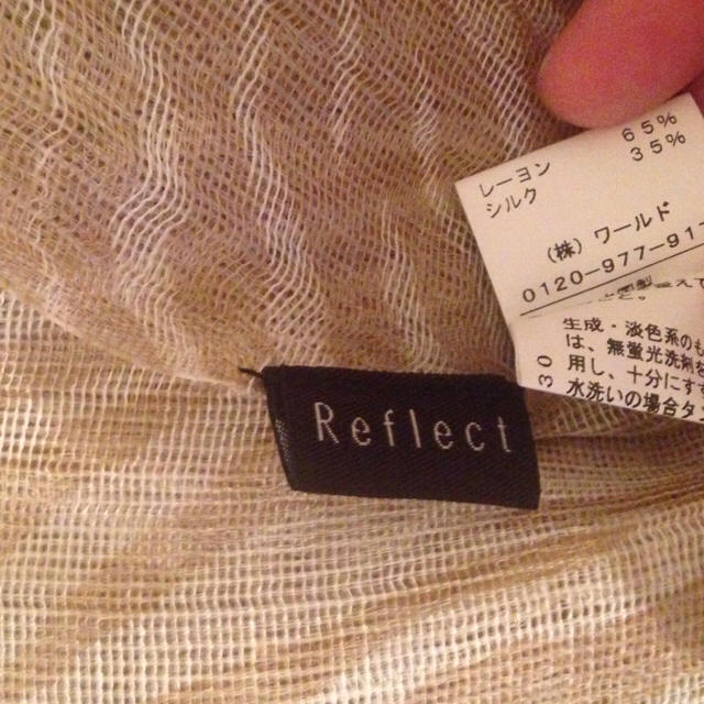 ReFLEcT(リフレクト)のワールド リフレクト ストール 難あり レディースのファッション小物(ストール/パシュミナ)の商品写真