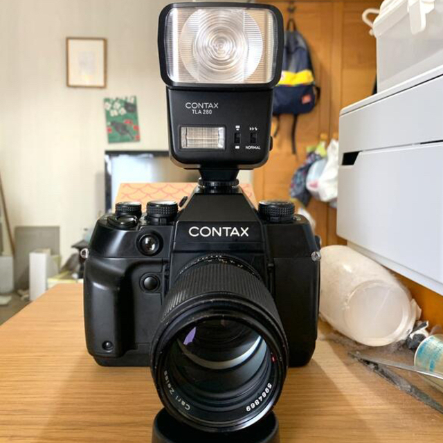 京セラ(キョウセラ)のCONTAX コンタックス AXセット スマホ/家電/カメラのカメラ(フィルムカメラ)の商品写真