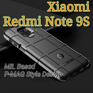 Redmi Note 9S ケース (RGS) タールブラック(Androidケース)