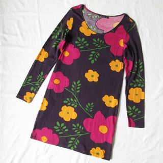 マリメッコ(marimekko)のmarimekko マリメッコ チュニック ワンピース ミニワンピ ストレッチ(ミニワンピース)