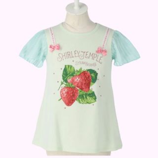 シャーリーテンプル(Shirley Temple)のシャーリーテンプル　いちご🍓半袖カットソー(Tシャツ/カットソー)