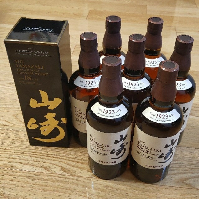 サントリー(サントリー)の山崎 18年 1本 NV 7本 700ML 食品/飲料/酒の酒(ウイスキー)の商品写真