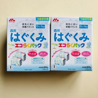 モリナガニュウギョウ(森永乳業)のはぐくみ エコらくパック2箱(その他)