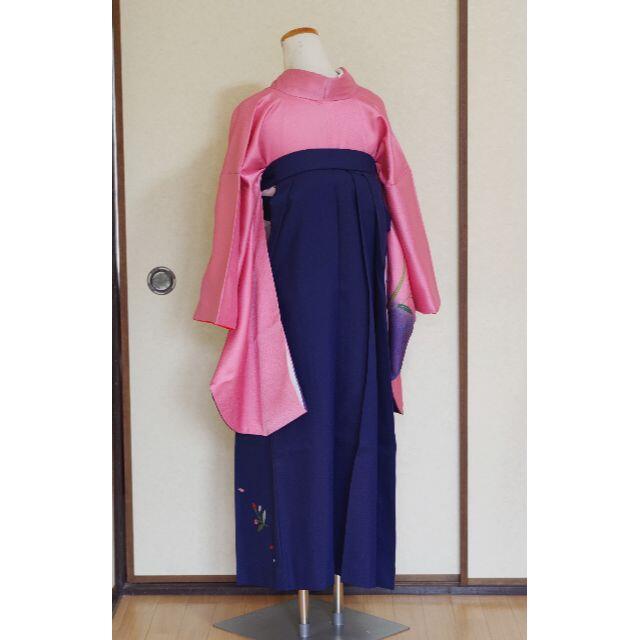 ⑬着物ピンク×袴紺桜刺繍の通販 アヤ's shop＠着物セール中！
月にゲオにて購入しましたが、
！
実寸は平置きで
幅や重量感があって程よい着け心地です。
｜ラクマ by 超特価新作