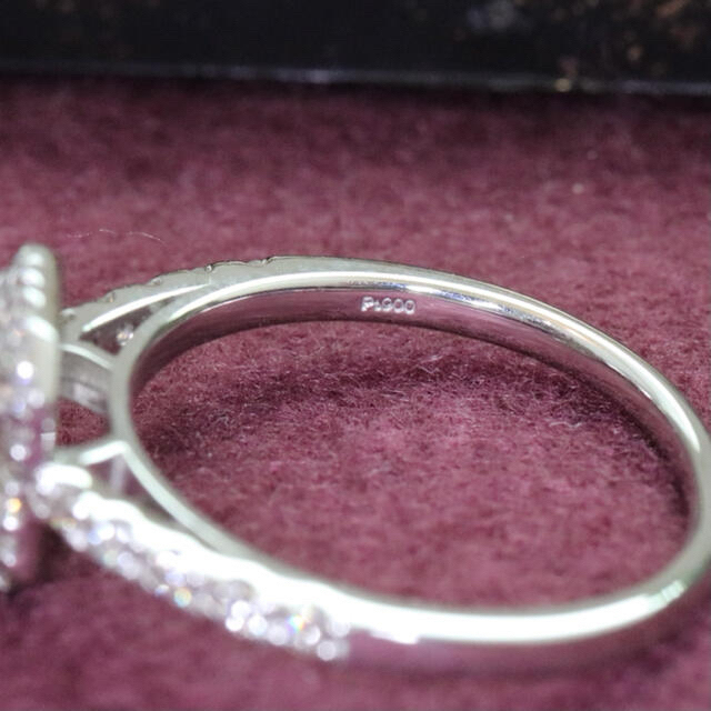SALE! バゲットダイヤモンドリング ハーフエタニティ pt レディースのアクセサリー(リング(指輪))の商品写真