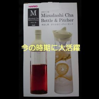 ハリオ(HARIO)のHARIO フィルターインボトル　水出し茶　ボトル&ピッチャーセット(容器)