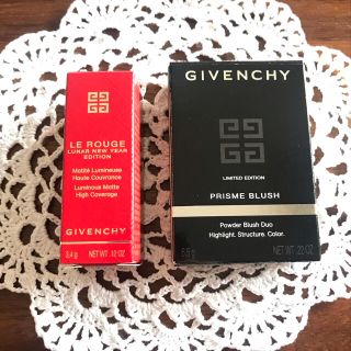 ジバンシィ(GIVENCHY)のGIVENCHY チークカラー　リップカラー　未使用(コフレ/メイクアップセット)