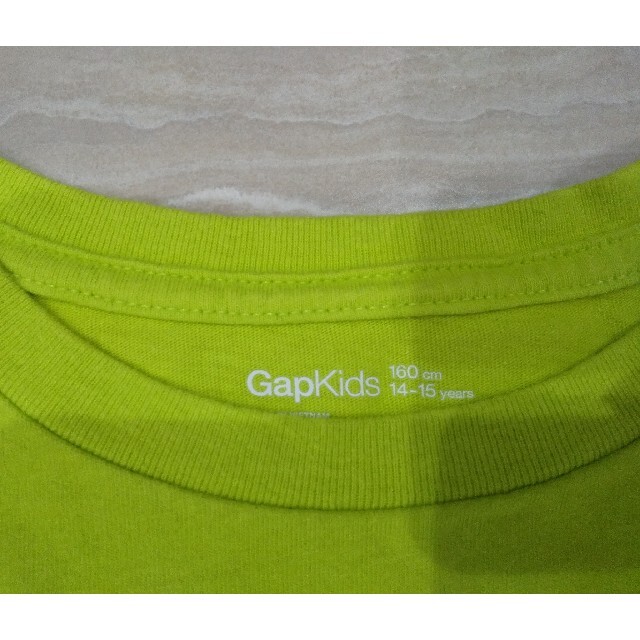 GAP Kids(ギャップキッズ)の☆ギャップキッズ☆ネオンイエロー黄  車プリントTシャツ 160 キッズ/ベビー/マタニティのキッズ服男の子用(90cm~)(Tシャツ/カットソー)の商品写真