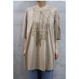 ダリア(Dahlia)のDahl'ia  フリルデコレーションリメイクTEE 3XL(カットソー(半袖/袖なし))