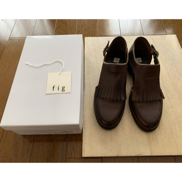 fig London(フィグロンドン)の△Leatherkiltie tongue shoes レディースの靴/シューズ(ローファー/革靴)の商品写真