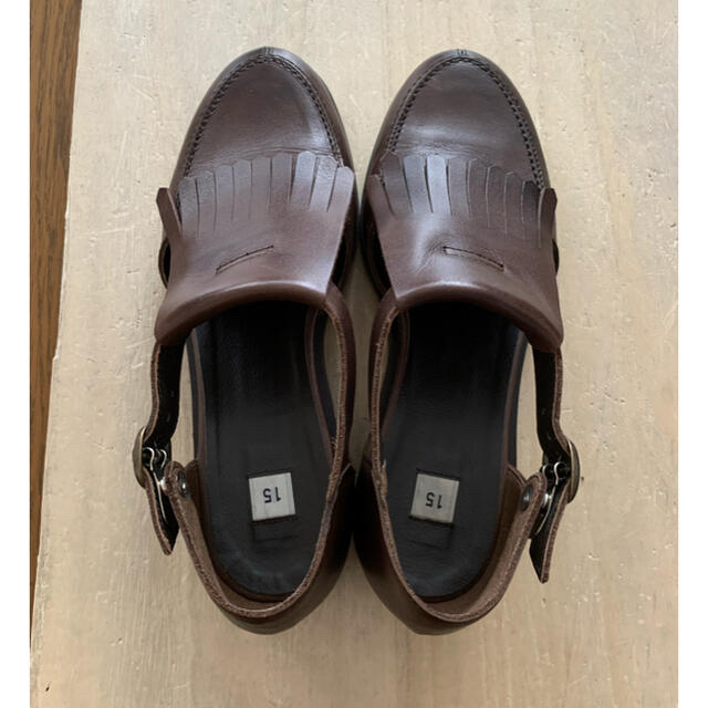 fig London(フィグロンドン)の△Leatherkiltie tongue shoes レディースの靴/シューズ(ローファー/革靴)の商品写真