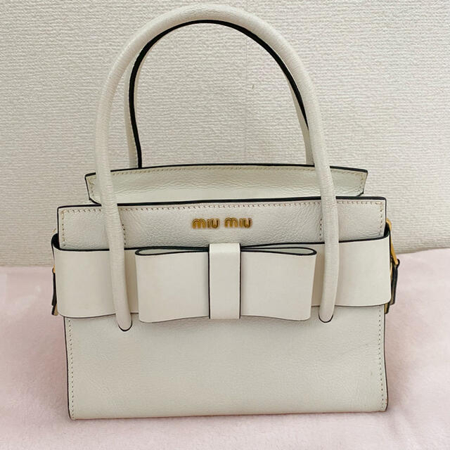 開店祝い miumiu - ミュウミュウ リボン マドラスフィオッコ バッグ
