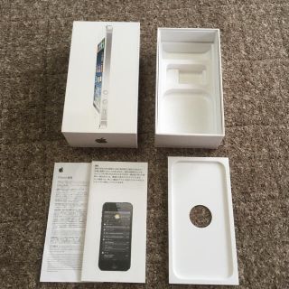 アイフォーン(iPhone)のiPhone 5 White  16GB  箱セット  アイフォン  (その他)