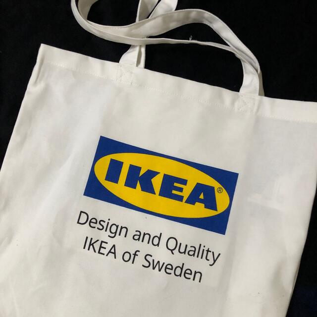 IKEA(イケア)のIKEA  コットン　エコバッグ　トートバック レディースのバッグ(エコバッグ)の商品写真