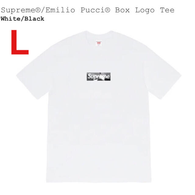 新品未使用　Supreme EmilioPucci BoxLogoTee プッチ