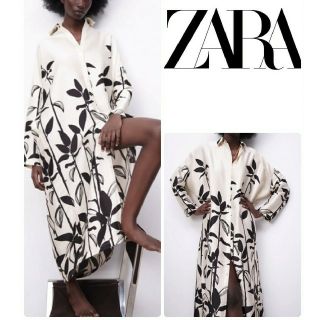 ザラ(ZARA)のZARAワンピDRWCYSラグナムーンH.A.KセルフォードTOGAGディオール(ロングワンピース/マキシワンピース)