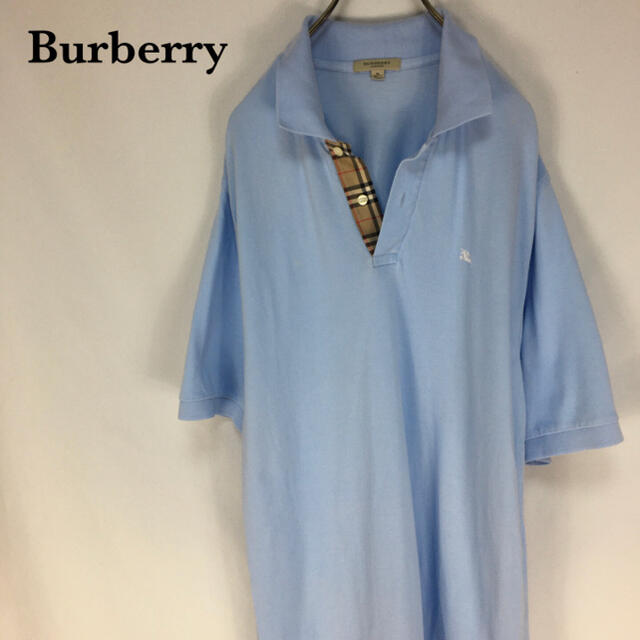 BURBERRY(バーバリー)のポロシャツ　Burberry London バーバリー 半袖　Tシャツ　メンズ メンズのトップス(ポロシャツ)の商品写真