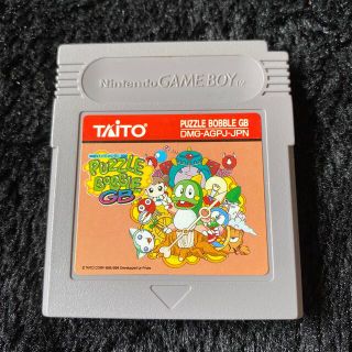 ゲームボーイ(ゲームボーイ)のGAMEBOYカセット『PUZZLE BOBBLE（パズルボブル）GB』(家庭用ゲームソフト)