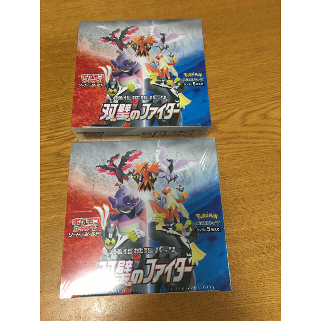 日本最級 ポケモン - 未開封2BOX 双璧のファイター ポケモンカード Box/デッキ/パック