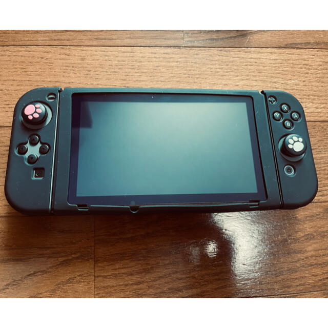 新型Nintendo Switch カバー付　ニンテンドースイッチ　本体　グレー