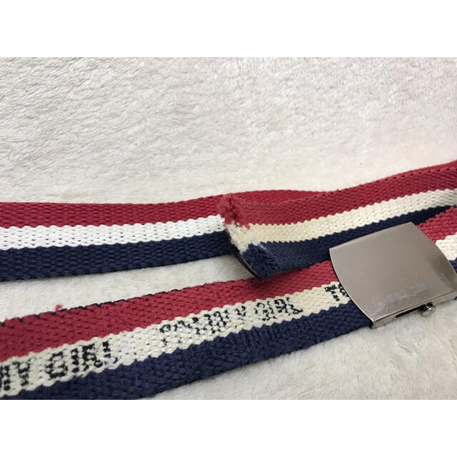 tommy girl(トミーガール)のTOMMY GIRL トミーガール コットンベルト　男女兼用 レディースのファッション小物(ベルト)の商品写真