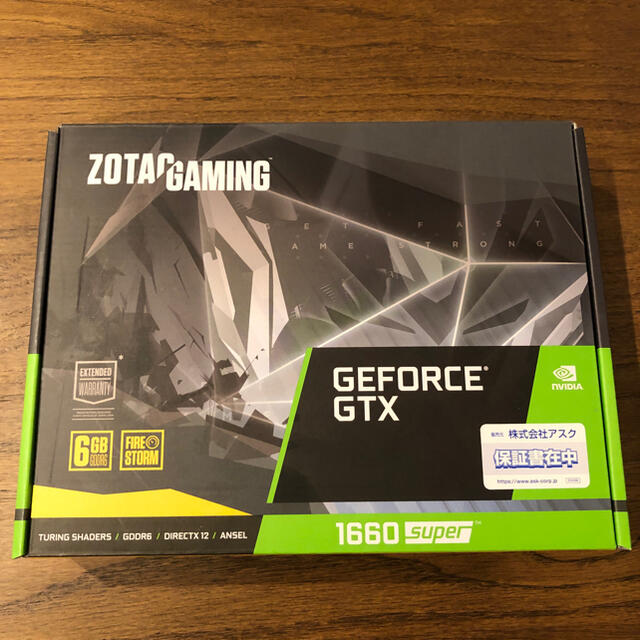 ZOTAC GAMING GeForce GTX 1660 SUPERスマホ/家電/カメラ