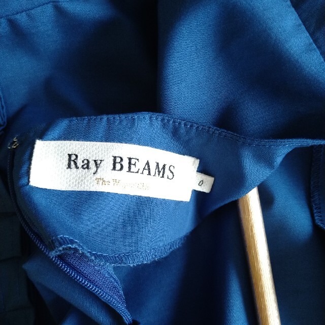 Ray BEAMS バック プリーツ ボートネック ワンピース 3