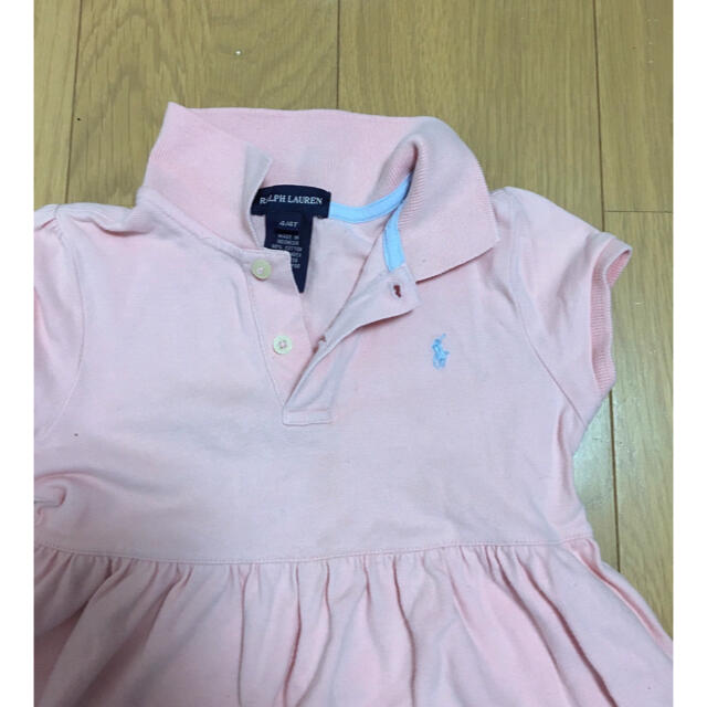 Ralph Lauren(ラルフローレン)のRalph Lauren❤️4T ピンクワンピース キッズ/ベビー/マタニティのキッズ服女の子用(90cm~)(ワンピース)の商品写真