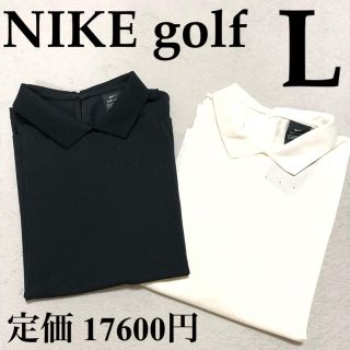 ナイキ(NIKE)のL　NIKEゴルフ　ナイキゴルフ　ポロシャツ　トップス　ゴルフシャツ　レディース(ウエア)