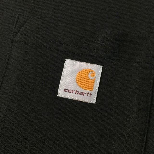 carhartt(カーハート)のカーハート 半袖 Tシャツ オリジナルフィット(L/R)黒 181218 メンズのトップス(Tシャツ/カットソー(半袖/袖なし))の商品写真