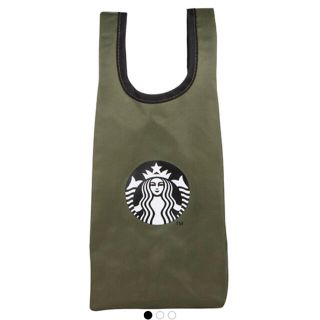 スターバックスコーヒー(Starbucks Coffee)のスターバックス　エコバッグ　モスグリーン系(エコバッグ)